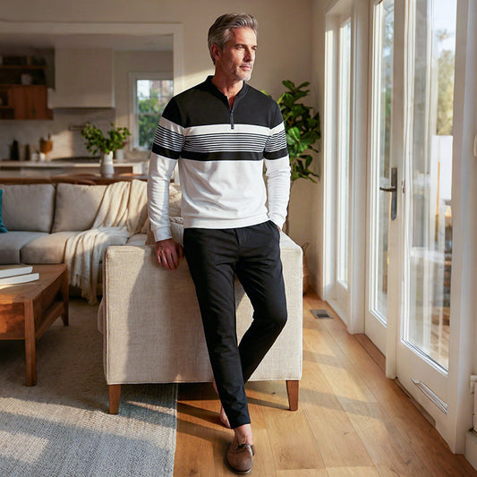 Men’s Set | Graphic Print Sweater and Pants