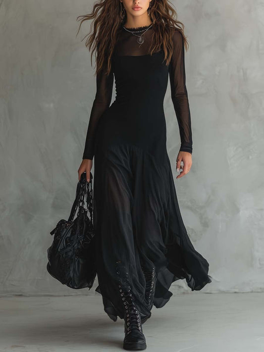 Amira | Long Tulle Dress with Ethereal Charm